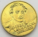 2 zł złote 1999 Juliusz Słowacki
