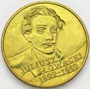 2 zł złote 1999 Juliusz Słowacki