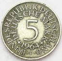 Niemcy 5 marek 1964