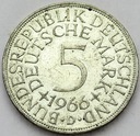 Niemcy 5 marek 1966