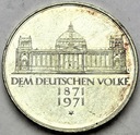 Niemcy 5 Marek, Mark 1971, Dem Deutschen Volke