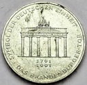 Niemcy 10 Marek SREBRO 1991 Brama Brandenburska
