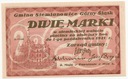 1921 Górny Śląsk Siemianowice Dwie Marki RZADKI