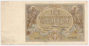 1929 10 zł, złotych, seria DS