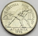 2 zł złote 1995 Atlanta Zapasy