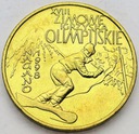 2 zł złote 1998 Nagano Zimowe Igrzyska