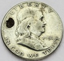 USA 1/2 dolara 1951 Half Dollar Franklin SREBRO