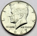 USA 1/2 Dolara Half Dollar 1967 Kennedy