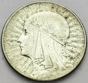 5 zł złotych 1933 Głowa kobiety Polonia SREBRO