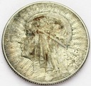 5 zł złotych 1934 Głowa kobiety Polonia SREBRO