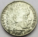 Niemcy 5 Marek 1935 Hindenburg SREBRO