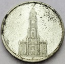 Niemcy 5 Marek Mark 1934 Wieża Kościół SREBRO