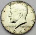 USA 1/2 Dolara Half Dollar 1967 Kennedy