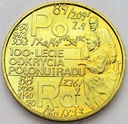 2 zł złote 1998 Skłodowska Polon i Rad