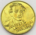 2 zł złote 1999 Juliusz Słowacki