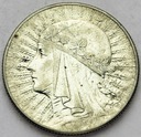 5 zł złotych 1933 Głowa kobiety, Polonia SREBRO