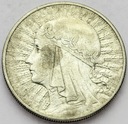 10 zł złotych 1932 Głowa kobiety Polonia SREBRO